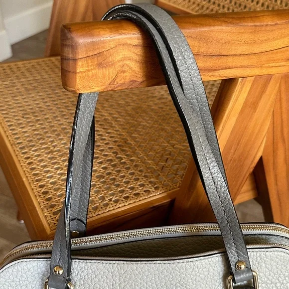 Kate Spade Maise Grove Court Pebbled Leather
purse Gray - Picture 2 of 14